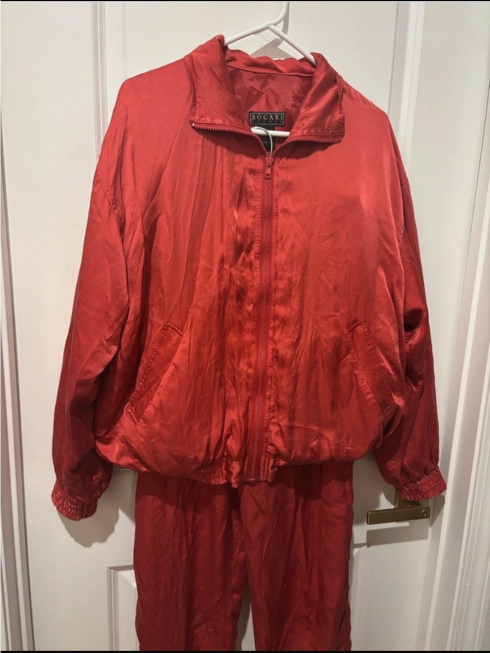 Red Women's Zip-Front Lightweight Jacket